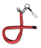 U-bop Slimline Neck Strap Lanyard , Red