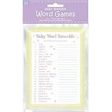 Baby Shower Word Games 24ct