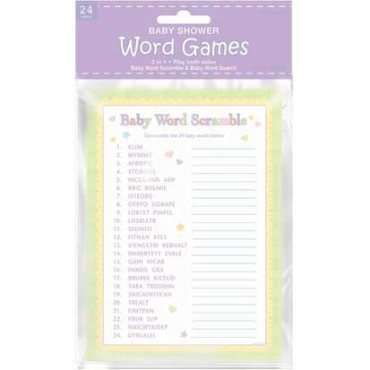 baby shower games