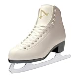 Ladies American Tricot Lined Ice skates - White (6)