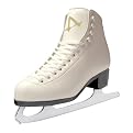 Girl's American Tricot Lined Ice Skates - White