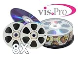 Vis.Pro DVD+R 8X 120-Minute/4.7GB Movie Reels Design, Compatible Part Numbers: A-DVDRMRD