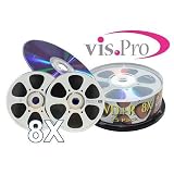 Vis.Pro DVD+R 8X 120-Minute 4.7GB Movie Reels Design, Compatible Part Numbers: A-DVDRMRD by DVD Movies