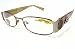 ED HARDY EHO711 Eyeglasses Vintage Tattoo EHO-711 Brown Pewter Optical Frames