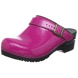 Sanita Wood Triz Square Open Mules