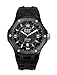 Caterpillar Men's Navigo Watch A1 161 21 121 Stainless Steel With Date, Black Dial and Black Rubber Strap