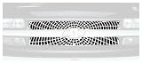 Putco 303101 Liquid Spider Web 3-D Mirror  Solid Aluminum Grille