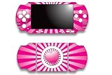 Sony PSP Slim Skin Decal Sticker - Heart Pink