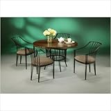 Metropolitan 5 Piece Dining Set in Autumn Rust