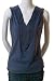 Ya Da Sleeveless V-Neck Macrame Trim Organic Cotton T-Shirt Top Lilac