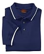 Short Sleeve Pique Men's Polo with Tipping