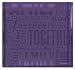 MBI by MCS Embossed Gloss Expressions 12-Inch by 12-Inch Top Load Scrapbook, Deep Purple, Embossed "Family"