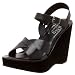 KORK-EASE Women's Bette Buff on Suede Wedge Sandal