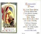First Communion - Boy with Jesus Holy Card (800-130) - 10 pack