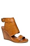 Steven by Steve Madden Women's Jannell Wedge Sandal,Cognac Leather,8 M US