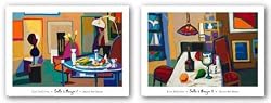 Salle a Manger Set by Elya DeChino 22.5"x33.25" Art Print Poster