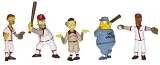 Simpsons Homer at the Bat baseball mini figures set