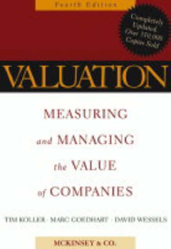 Valuation: Measuring and Managing the Value of Companies (Wiley Finance)