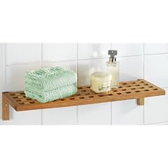 WENKO 18600502 Nordic Wandregal - Walnussholz, 62 x 11 x 20 cm