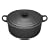 Le Creuset Cast Iron Round Casserole, Granite, 26 cm