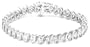 14k White Gold Diamond S-Link Tennis Bracelet (1.00 cttw, H-I Color, I1-I2 Clarity), 8''