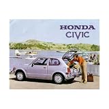1974 HONDA CIVIC HATCHBACK Sales Page Literature Piece by Honda