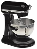Factory-Reconditioned KitchenAid RKV25GOXOB Professional 5 Plus 5-Quart Stand Mixer, Onyx Black