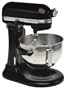 KitchenAid KV25GOXOB Professional 5 Plus 5-Quart Stand Mixer, Onyx Black