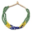 Necklace, 'Colors of Brazil' 18" L Necklace, 'Colors of Brazil' 18" L