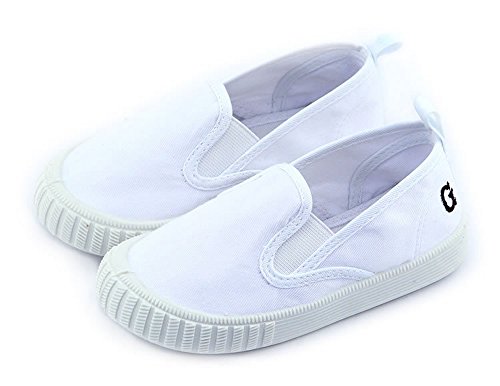 Exdream Little Girls Boys Slip-on Antiskid Canvas Sneaker Shoes