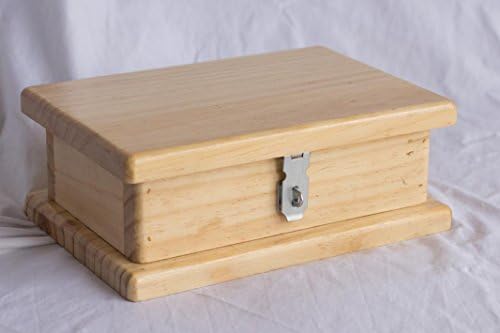 Wooden Keepsake Box - Lockable - Hinged Lid - Store Keepsakes, photos mementos