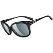 Oakley Pampered Women's Polarized Lifestyle Designer Sunglasses - Polished Black/Grey
