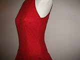 Red Beaded Skating Dress - Adult