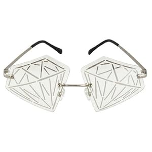 RIMLESS DIAMOND GLASSES