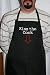 Black "Kiss the Cook" with Arrow Embroidered Apron