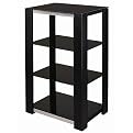 Glass S-Hold Audio Stand - Black
