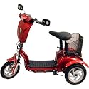Electric Nomad 4 Wheel Mini Scooter Red - Free Shipping!