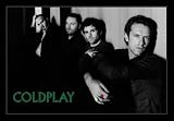 Coldplay Group Chris Martin X&Y Rush Of Blood Art Black Wood-Mounted Poster Print - 24