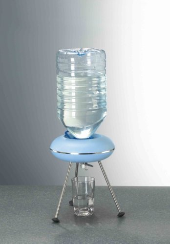 AdHoc Wasserspender CHAPTER ONE, Edelstahl/ABS, H&ouml;he 30 cm, hellblau
