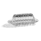 Miller Rogaska by Reed and Barton Crystal Soho Covered Butter Dish by Miller
