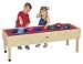 Jonti-Craft 0886JC Toddler 3 Tub Sensory Table, Birch & Maple