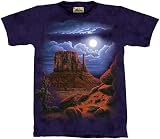 The Mountain Desert Nightscape Adult T-shirt