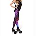Pink Wind Ladies Sexy Galaxy Space Print Leggings Pant Stretch Tights