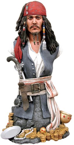 �ͥ� Pirates Of The Caribbean The Curse Of The Black Pearl - Mini Bust: Jack Sparrow �������� ������� ���᡼�� �ե��� �����꡼ ���� ư�� �̿���