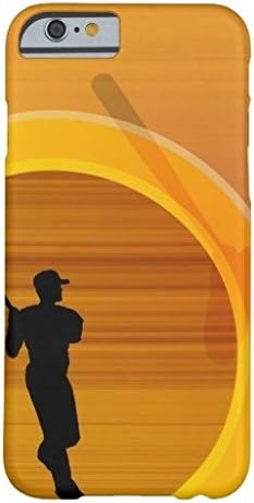 Baseball Player About To Swing Silhouette IPhone 6/6s Plus Case Fashion Cover