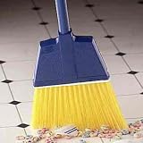 QUICKIE 700-6 'ANGLE CUT' POLYPROPYLENE-FIBER KITCHEN BROOM