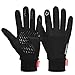 Cevapro Winter Warm Gloves, Touchscreen Gloves Cold Weather Cycling Gloves Windproof Waterproof Winter Sports Gloves for Running, Biking, Driving, Climbing, Hiking - Men & Women(Black, XL)