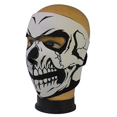 Biker Motorrad Kart Halloween Helloween Maske Sturmhaube Sturmmaske Balaclava Totenkopf Karneval Ski