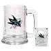 San Jose Sharks NHL Boilermaker Set - Primary Logo by Great American Products