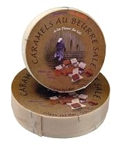 All natural butter caramels from Brittany large size in Camembert box 6.16 oz 175 grams